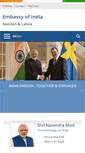 Mobile Screenshot of indianembassy.se