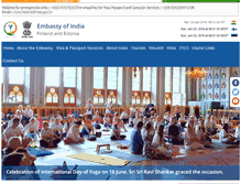 Tablet Screenshot of indianembassy.fi