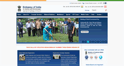 Desktop Screenshot of indianembassy.at