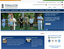 Tablet Screenshot of indianembassy.at