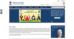 Desktop Screenshot of indianembassy.sk